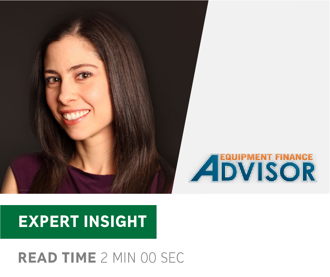 Equipment Finance Advisor Expert Insight - Michelle Speranza